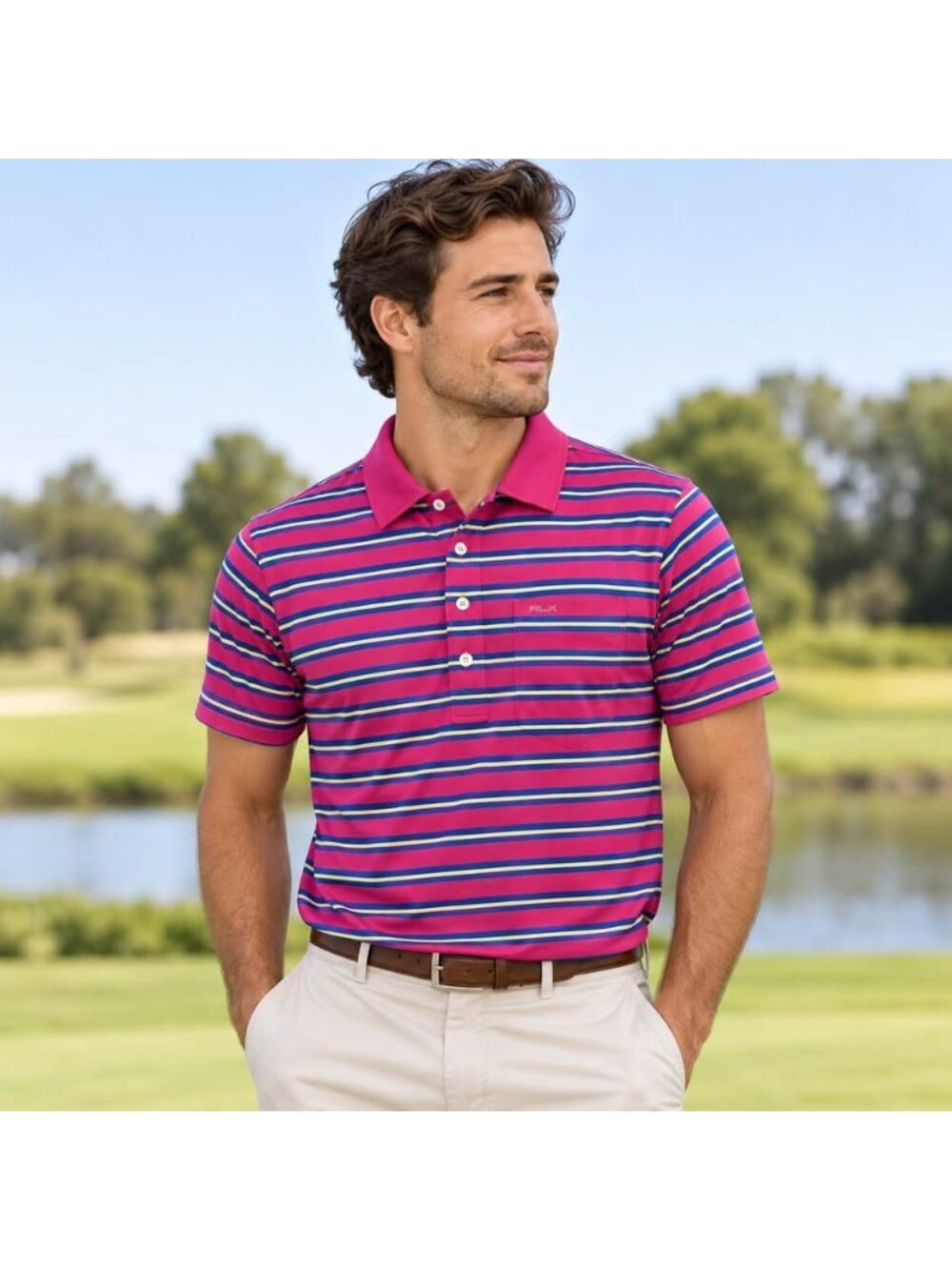 RLX Ralph Lauren Men’s Golf Polo – Small